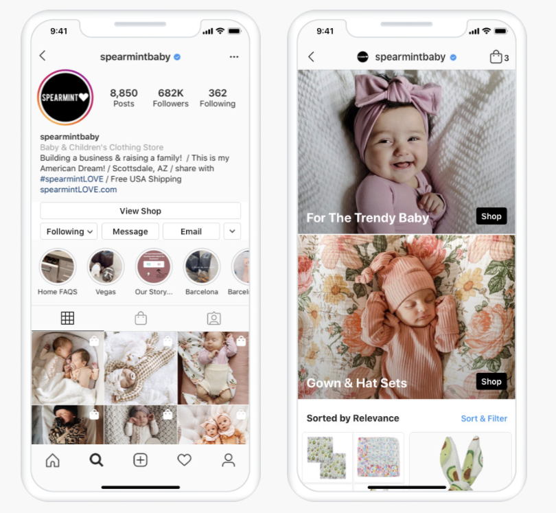 Instagram Shop Features