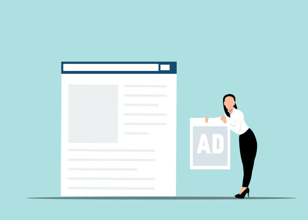 advertising landing page